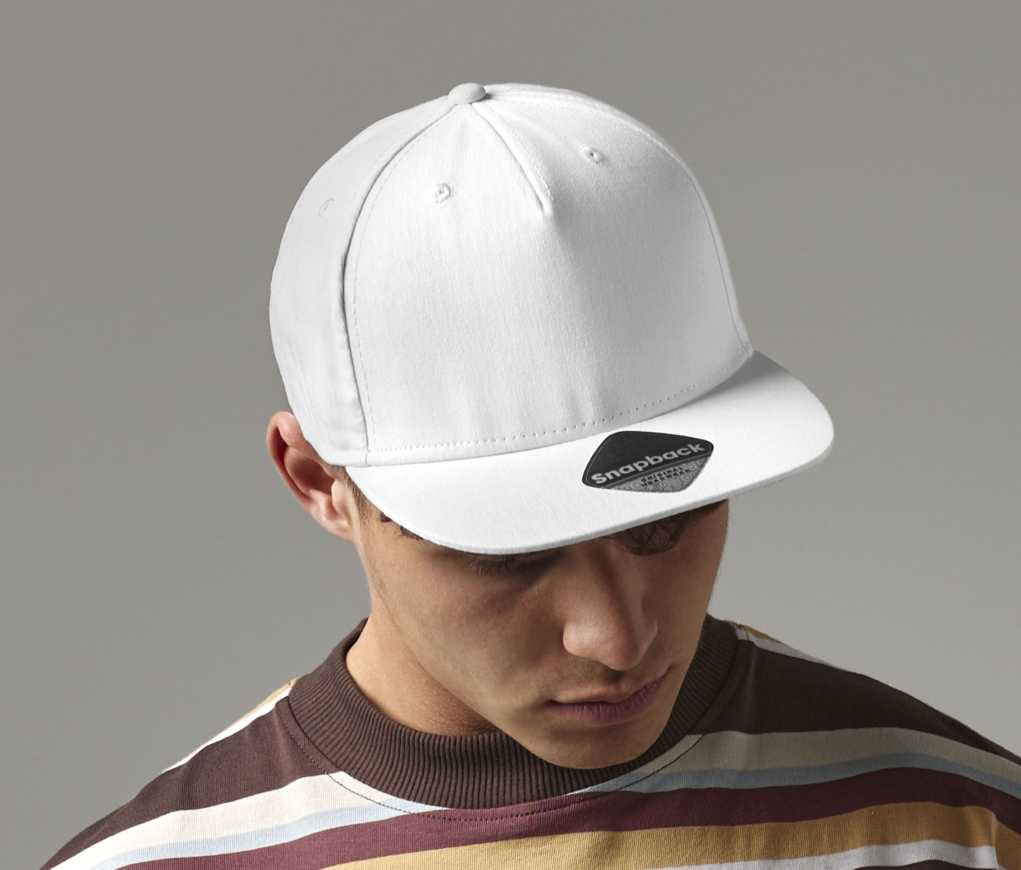 5 PANEL SNAPBACK RAPPER CAP