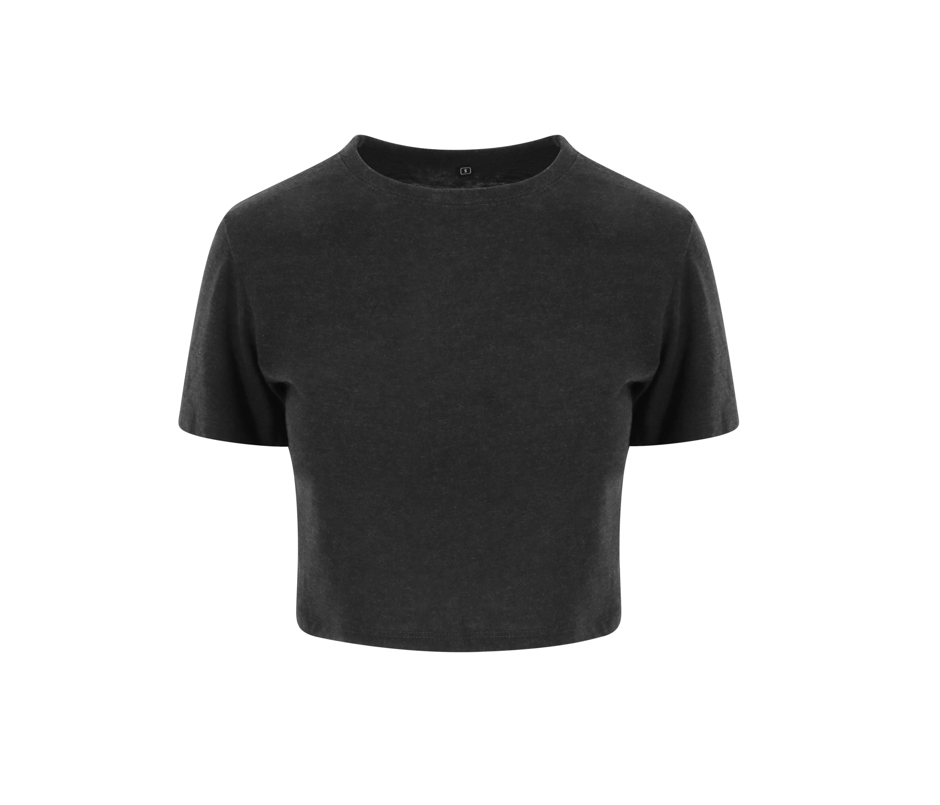 WOMEN' S TRI-BLEND CROPPED T